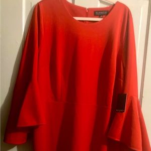 Eloquii flare sleeve scuba dress